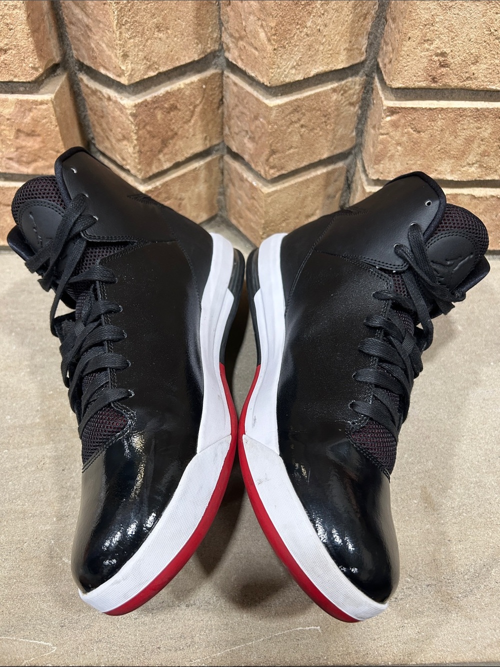 Jordan Air Imminent 705077-001 Black Red Basketball Sneakers Shoes Mens US Sz 13 - Picture 4 of 9